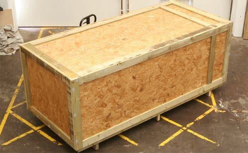 جعبه چوبی با چوب او اس بی